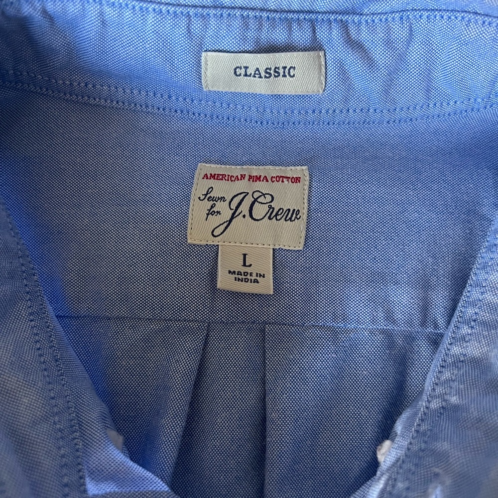 J Crew Classic Button Down - Light Blue - image 2